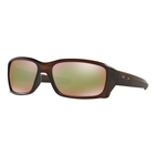 Image of Oakley Straightlink Prizm Sunglasses - Matte Rootbeer Frame/PRIZM Shallow H20 Polarized Lens