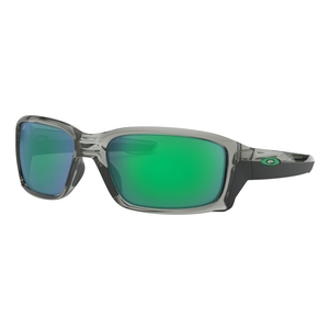 Image of Oakley Straightlink Sunglasses - Grey Ink Frame/Jade Iridium Lens