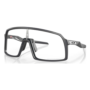 Image of Oakley Sutro Sunglasses - Matte Carbon Frame/Clear to Black Iridium Photochromic Lens