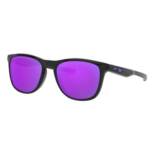 Image of Oakley Trillbe X Polarized Sunglasses - Polished Black Ink Frame/Violet Iridium Polarized Lens