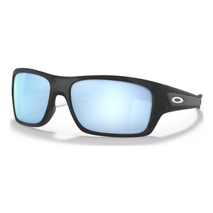 Image of Oakley Turbine Prizm Polarized Sunglasses - Matte Black Camo Frame/Prizm Deep Water Polarized Lens
