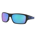 Image of Oakley Turbine Sunglasses - Black Ink / Sapphire Iridium