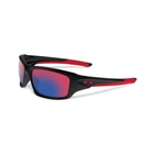 Image of Oakley Valve Sunglasses - Polished Black / Positive Red Iridium