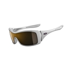 Image of Oakley Forsake Women's Sunglasses - Polished White  / Dark Bronze
