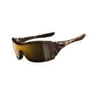 Image of Oakley Forsake Women's Polarized Sunglasses - Topaz Tortoise (Frame) / Bronze Polarized (Lens)