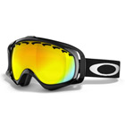 Image of Oakley Crowbar Snow Goggles - Jet Black  / Fire Iridium