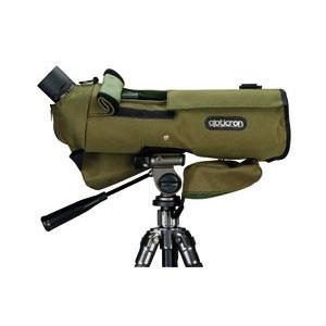 Image of Opticron Stay-on-the-Scope Waterproof Case for GS52 GA ED Angled - Green