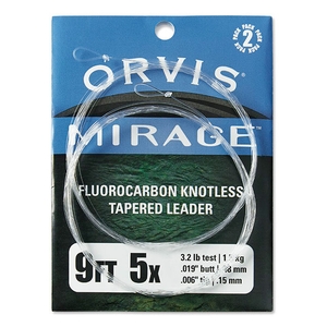 Image of Orvis Mirage Knotless Leader 2 Pack - 9ft