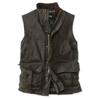 Orvis Sandanona Wax Cloth Vest (Men's)Dark Green