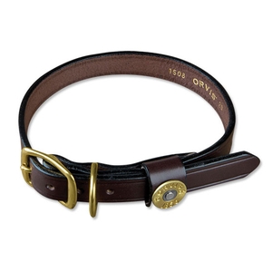 Image of Orvis Shot Shell Collar - Medium Brown