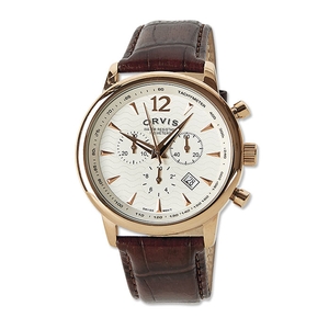 Image of Orvis Vintage Rose Gold Chronograph - Cream