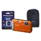 Panasonic Lumix DMC-FT30 Waterproof Camera Kit WIth 16GB SD Card And CaseOrange