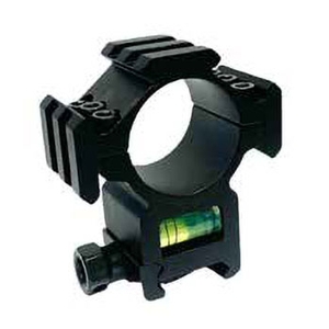 Image of PAO Rifle Scope Bubble Level Mounts (Weaver Base) - 30mm/ 1 Inch (inc. Accessory Rails) - Pair