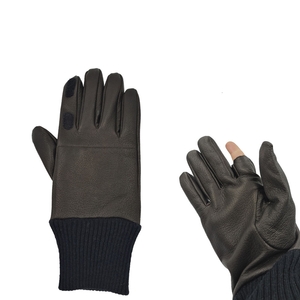 Image of Parker-Hale Leather Shooting Gloves - Brown
