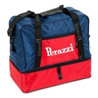 Image of Perazzi Double Bottomed Bag - Blue/Red