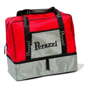 Image of Perazzi Double Bottomed Bag - Red/Grey
