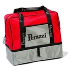 Image of Perazzi Double Bottomed Bag - Red/Grey