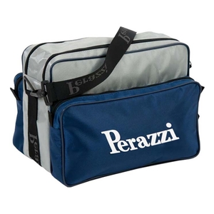 Image of Perazzi Sporting Bag w/Double Pockets - Grey/Blue