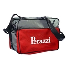 Image of Perazzi Sporting Bag w/Double Pockets - Grey/Red