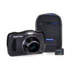 Image of Praktica Luxmedia WP240 20MP Camera Kit With 16GB MicroSD Card And Case - Graphite