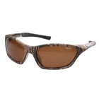 Image of Prologic Carbon Polarized Sunglasses - Max4 Camo / Amber (Sun And Clouds)