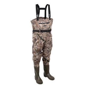 Image of Prologic Nylo-Stretch Cleated Sole Bootfoot Chest Waders - Max5 Camo