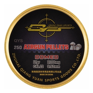 Image of Qiang Yuan Sports Domed .22 (5.52) Pellets x 250 - 16.97gr