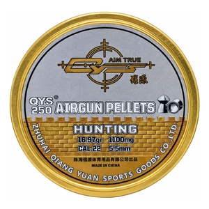 Image of Qiang Yuan Sports Domed Hunting .22 (5.52) Pellets x 250 - 16.97gr