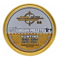 Qiang Yuan Sports Domed Hunting .22 (5.52) Pellets x 250 - 16.97gr