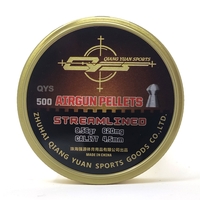 Qiang Yuan Sports Streamlined FT Heavy Domed Grade .177 (4.50) Pellets x 500 - 9.56gr