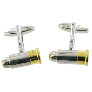 Image of Range Right Cufflinks - Bullets - Silver