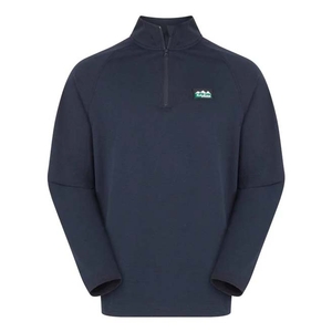 Image of Ridgeline Baseline Pull On Zip Top - Navy Marl