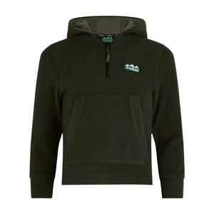 Image of Ridgeline Kids Ballistic Fleece Hoodie - Deep Forest