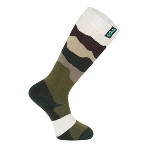Image of Ridgeline Merino Wool Socks - Full Length - Olive Stripes