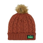Image of Ridgeline Nordic Fleck Bobble Hat - Russet