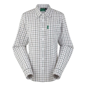 Image of Ridgeline Women's Sedgebrook Shirt - Deep Forest/Smokey Olive