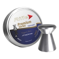 Rifle Ammunition Premium Flathead Light .177 (4.50) Pellets x 500
