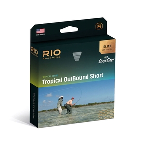 Image of Rio Elite Tropical Outbound Short Intermediate/5ips/7ips Fly Line - Black/Trans Blue