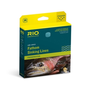 Image of Rio Fathom 3 Sinking Fly Line - Black/Blue
