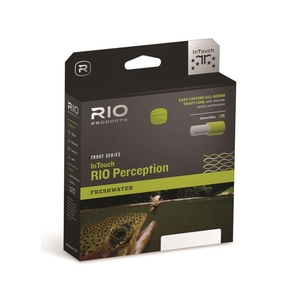 Image of Rio InTouch Perception Floating Fly Line (with ultra-low stretch ConnectCore) - Camo/Tan/Grey