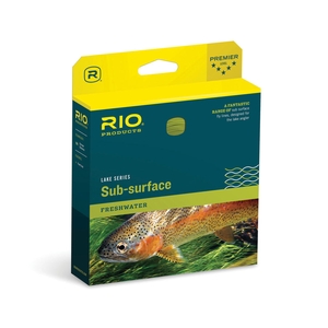 Image of Rio Midge Tip Fly Line - Clear Tip / Yellow