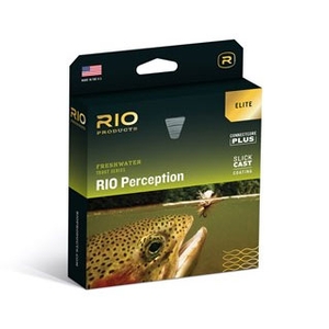 Image of Rio Perception Elite SlickCast Fly Line - Green/Camo/Grey