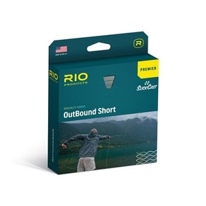 Image of Rio Premier Coldwater Outbound Short Intermediate Fly Line - Clear/Gray/Trans Green