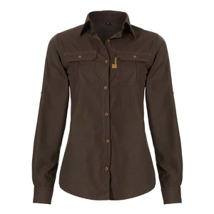 Image of Rovince Womens Shirt Ergoline - Olive Green
