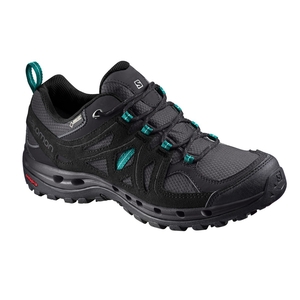 Image of Salomon Ellipse 2 GTX Surround Walking Shoes (Women's) - Magnet/Black/Ceramic