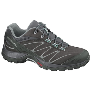 Image of Salomon Ellipse 2 Leather Walking Shoes (Women's) - Autobahn/Asphalt/Black