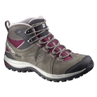 Image of Salomon Ellipse 2 Mid LTR GTX Lady Walking Boots (Women's) - Bordeaux / Swamp / Dusty Pink