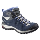 Image of Salomon Ellipse 2 Mid LTR GTX Lady Walking Boots (Women's) - Titanium / Deep Blue / Petunia Blue