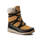 Image of Salomon Heika LTR CS WP Womens Winter Boots (Women's) - Camel Gold LTR/Black/Vintage Kaki