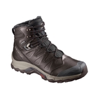 Image of Salomon Quest Winter GTX Walking Boots (Men's) - Black Coffee/Black/Red Dalhia